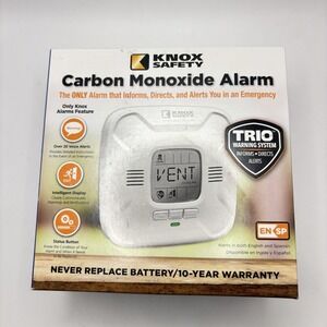 Knox Safety Carbon Monoxide Alarm‎ New Model 7000